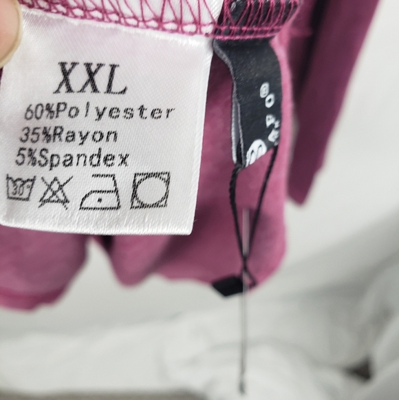 NWT Free To Live Women's Pink Long Sleeve Shirt Sz XXL - Picture 8 of 12